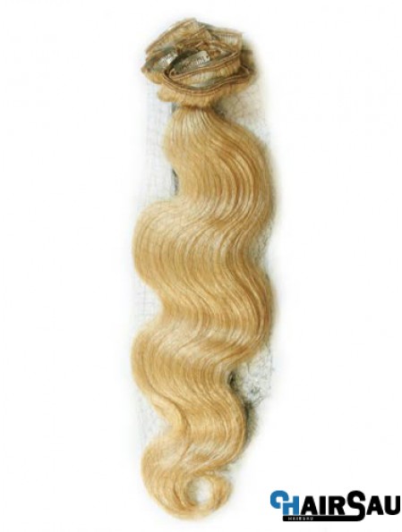 Blonde Wavy Gorgeous Remy Human Hair Tape In Hair Extensions