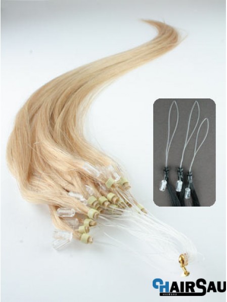 Ideal Blonde Straight Micro Loop Ring Hair Extensions