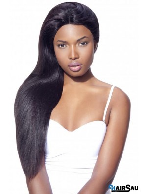 Black Long Straight Lace Frontals