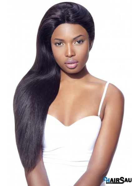 Black Long Straight Lace Frontals