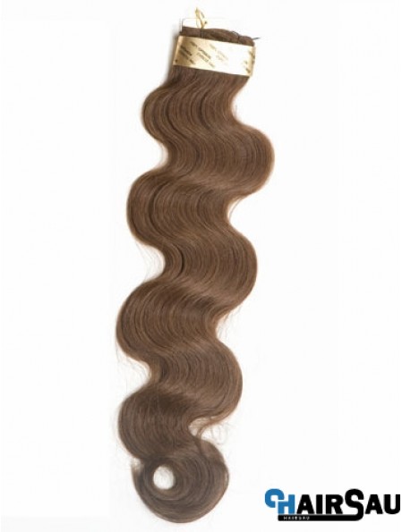 Brown Wavy Stick/I Tip Hair Extensions