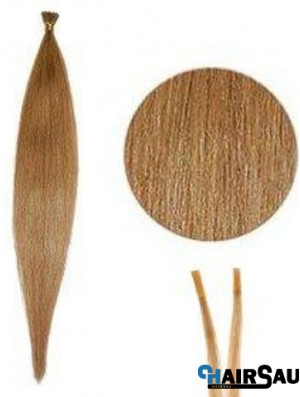 Blonde Straight Stick/I Tip Hair Extensions