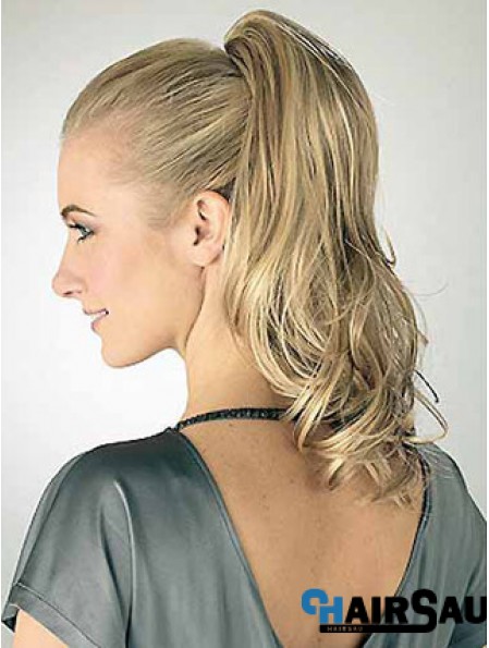 Great Wavy Blonde Ponytails