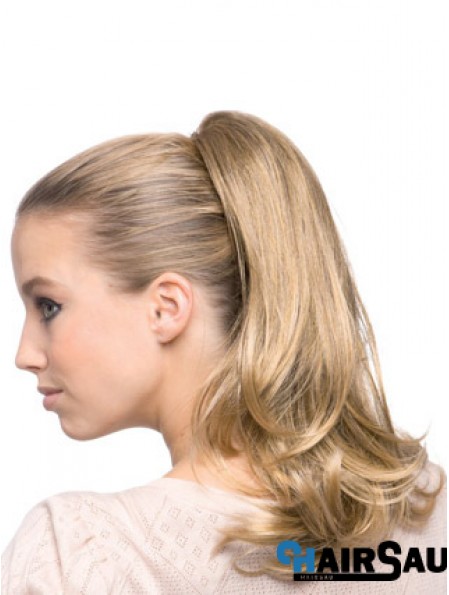 Style Wavy Blonde Ponytails