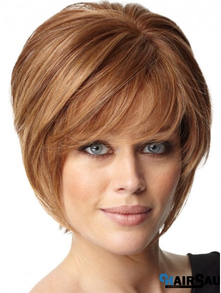 Remy Human Hair Short Bob Hairstyles Auburn