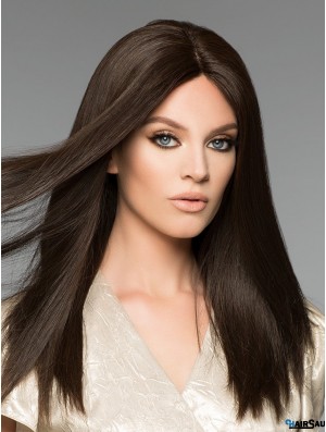 16 inch Long Black Remy Hair Wigs