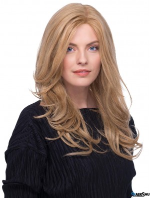 17 inch Long 100% Hand-tied Blonde Cheap Remy Hair