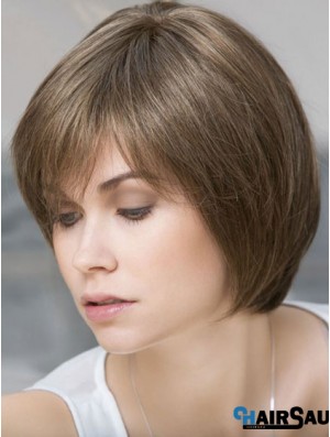 Remy Human Short Bob Wigs Lace Front 