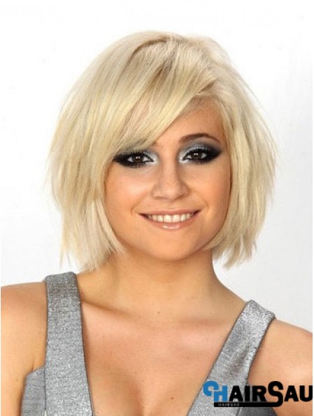 Bob Wigs UK 100% Hand Tied Straight Style Chin Length