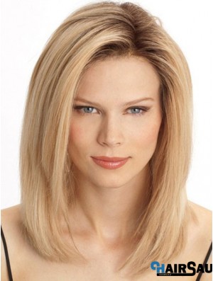 Cheap Blonde Straight Human Hair Wigs Sale