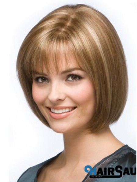 Remy Human Hair Chin Length Wigs For Women