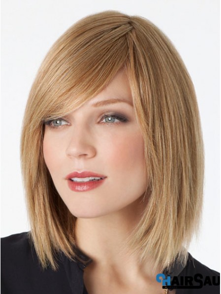 Lace Front Straight Blonde Trendy Bob Wigs