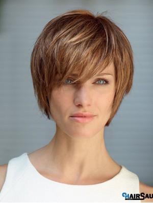 Women's Bob Wigs Chin Length Straight Style Bobs Cut