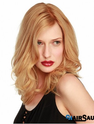  Best Blonde Wavy Shoulder Length Lace Front Wigs 