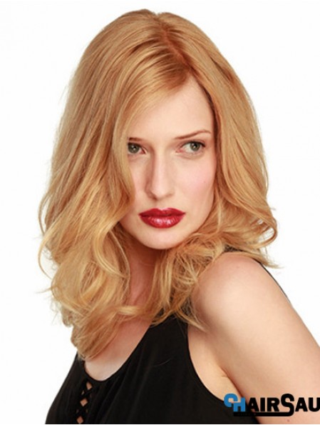  Best Blonde Wavy Shoulder Length Lace Front Wigs 