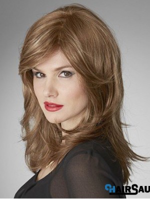 Monofilament Wavy Layered Shoulder Length 16 inch Cheapest Human Hair Wigs