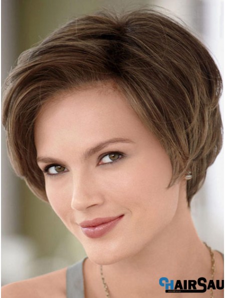 Brown Remy Human Hair Monofilament Wigs