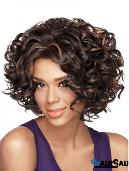 Curly Synthetic Wigs For African American