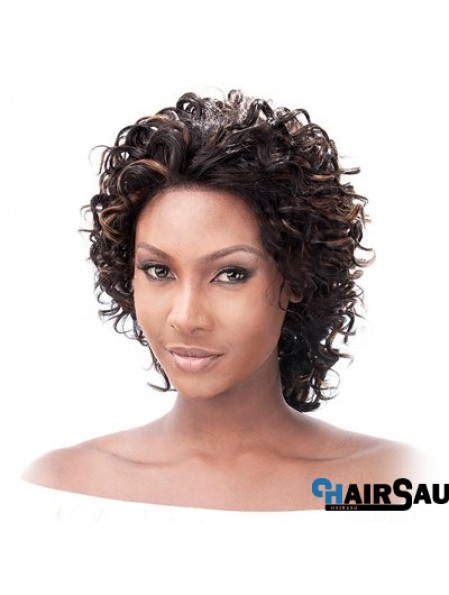 Glueless Lace Front Human Hair Wigs Auburn Color Chin Length