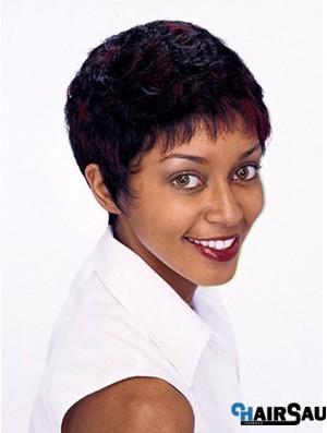 Short Wigs For African American Women Curly Style Auburn Color Bobcuts