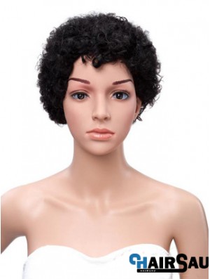 8 inch Black Lace Wigs For Black Women