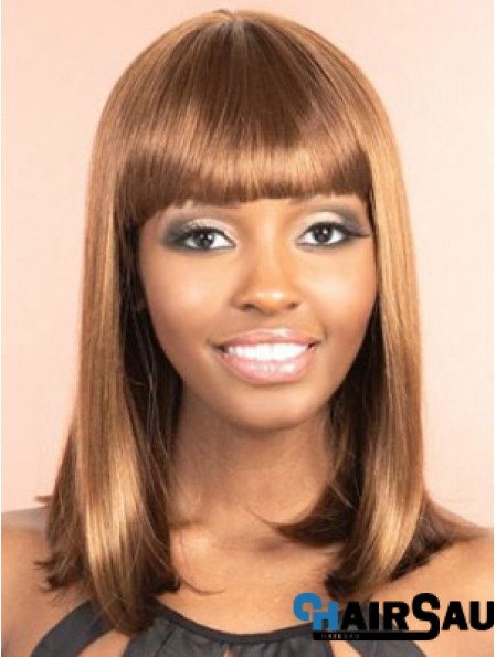 Cheap African Wigs Straight Style Bobs Cut Shoulder Length