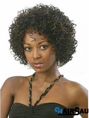 New 10 inch Chin Length Kinky Wigs For Black Women