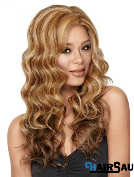 Best Long Wavy 26 inch Synthetic Glueless Lace Front Wigs