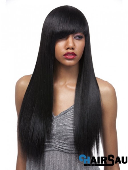 24 inch Black Lace Front Wigs For Black Women