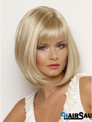 Synthetic Wigs Straight Style With Bangs