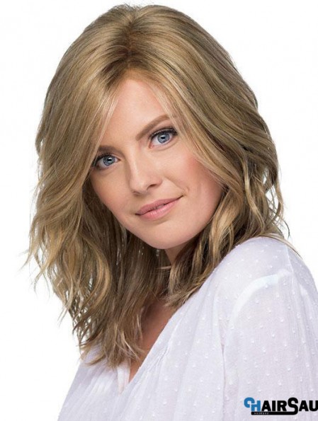 Layered 14 inch Shoulder Length Wavy New Medium Wigs