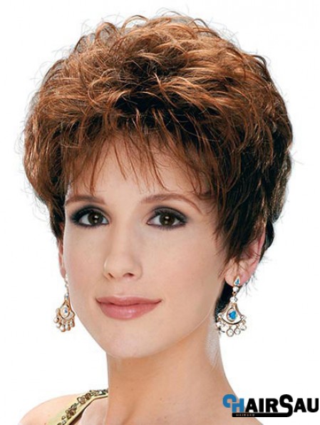 Classic Synthetic Lady Wigs Curly Style Short 