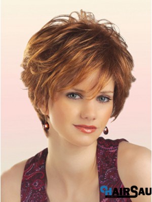 Cheap Synthetic Wigs With Capless Short Length Layered Cut