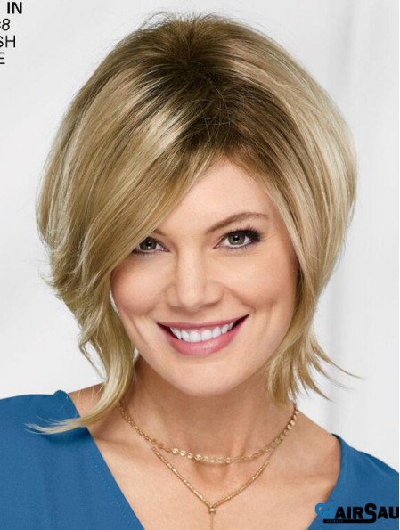 10 inch Chin Length Blonde Straight New Bob Wigs