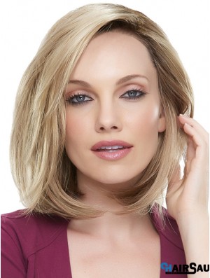 Straight Bobs Blonde Best Hand-tied Wigs