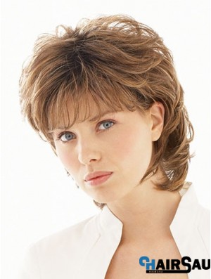 Wavy Brown Good Short Classic Wigs