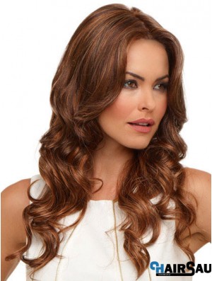 Wavy Without Bangs Long Auburn Fabulous Lace Front Wigs