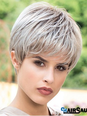 Fashion 6 inch Straight Boycuts Short Wigs