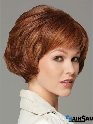 Wavy Auburn New Short Classic Wigs