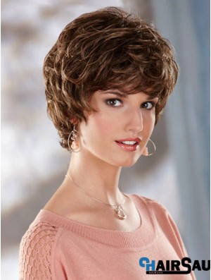 Wavy Brown Online Short Classic Wigs