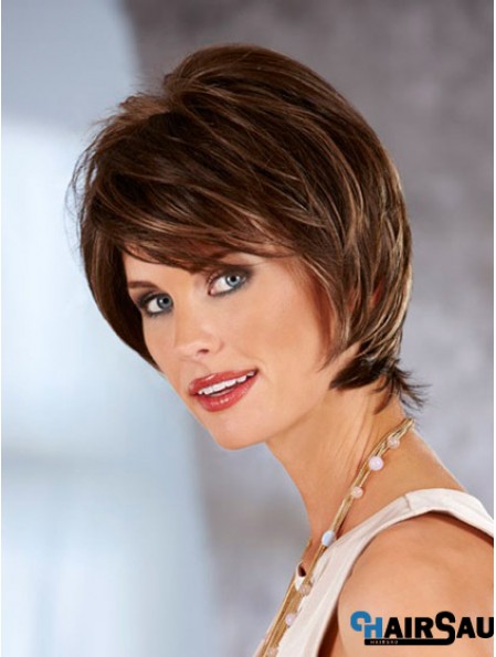 Straight Auburn Beautiful Chin Length Classic Wigs