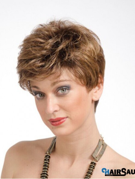 Online 6 inch Straight Auburn Boycuts Short Wigs