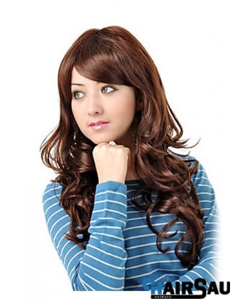 Long Layered Wavy Auburn High Quality Synthetic Wigs