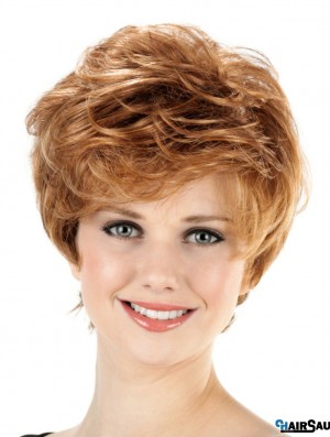 Short Classical Wavy 8 inch Capless Wigs