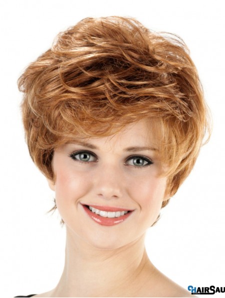 Short Classical Wavy 8 inch Capless Wigs