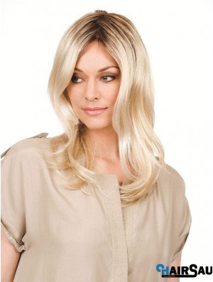 Wavy Without Bangs Long Blonde Perfect Wigs