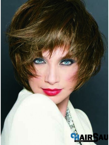 Short Straight Monofilament Blonde Cheapest Bob Wigs