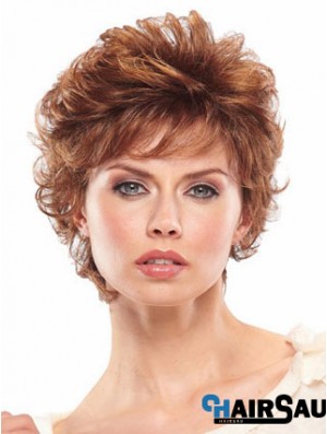 Short Wavy Capless Wigs For Women