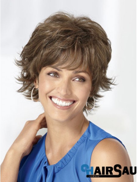 Wavy Brown Perfect Short Classic Wigs