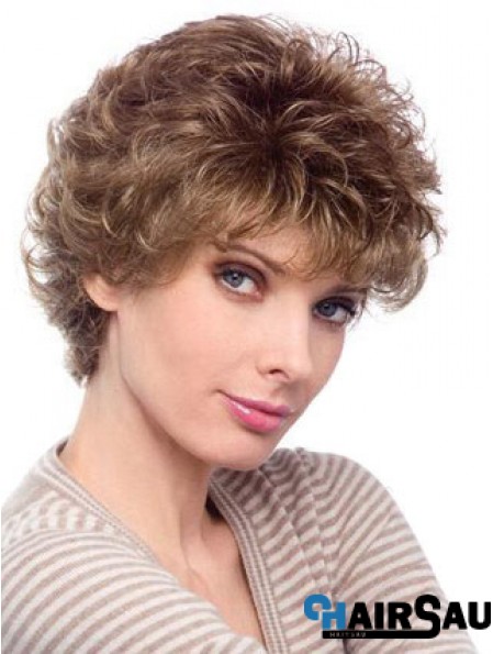 Layered Short Auburn UK Wigs